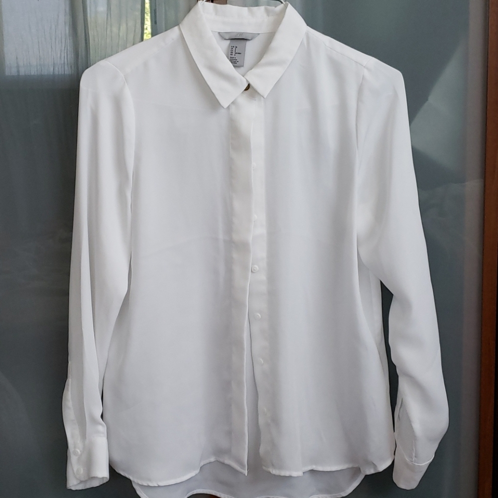 H&M white blouse